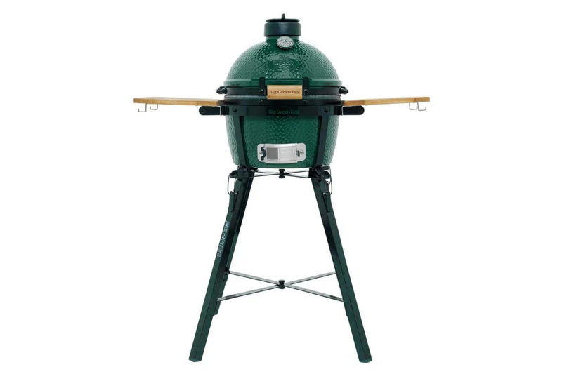 Tablettes latérales en bois d'acacia pour barbecue Big Green Egg MiniMax