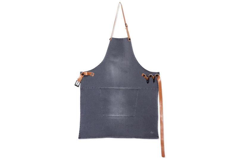 Tablier de barbecue DutchDeluxes en coton et cuir