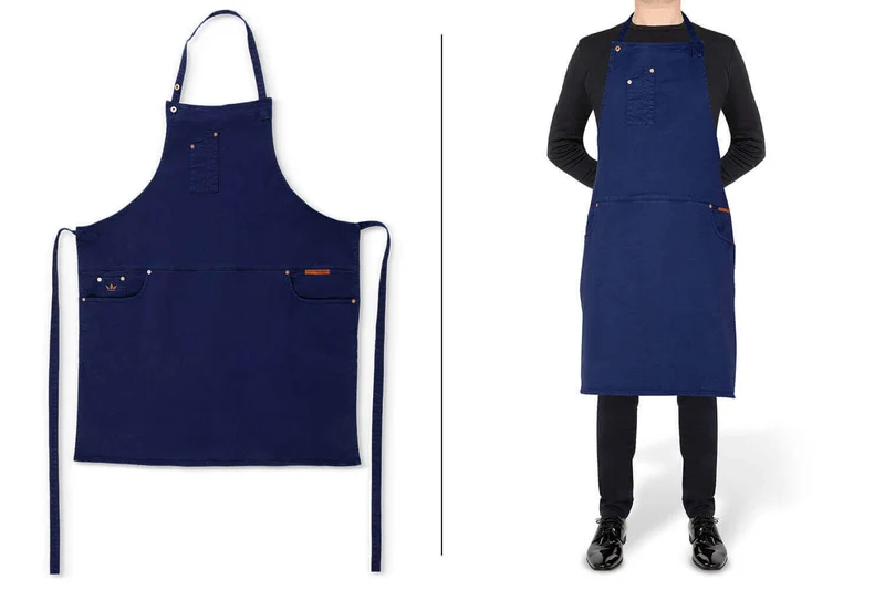 Tablier de cuisine homme DutchDeluxes en coton avec 5 poches