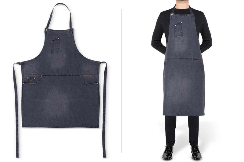 Tablier de cuisine homme DutchDeluxes en coton avec 5 poches