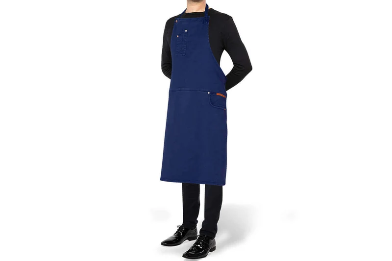 Tablier de cuisine homme DutchDeluxes en coton avec 5 poches