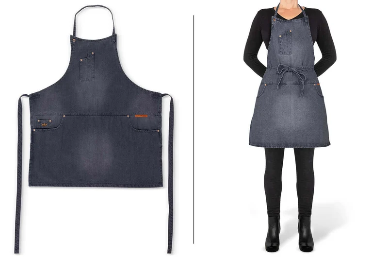 Tablier de cuisine femme DutchDeluxes en coton avec 5 poches