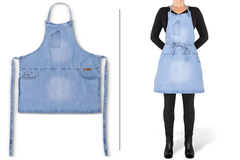 Tablier de cuisine femme DutchDeluxes en coton avec 5 poches