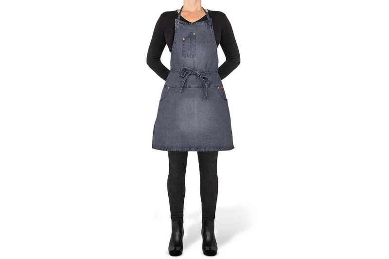 Tablier de cuisine femme DutchDeluxes en coton avec 5 poches