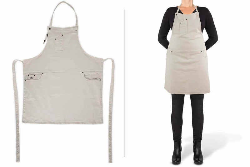 Tablier de cuisine femme DutchDeluxes en coton avec 5 poches