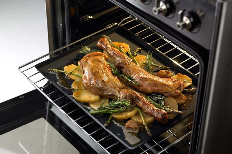 Tapis de cuisson Lékué 40x30cm en silicone Platinum à rebord