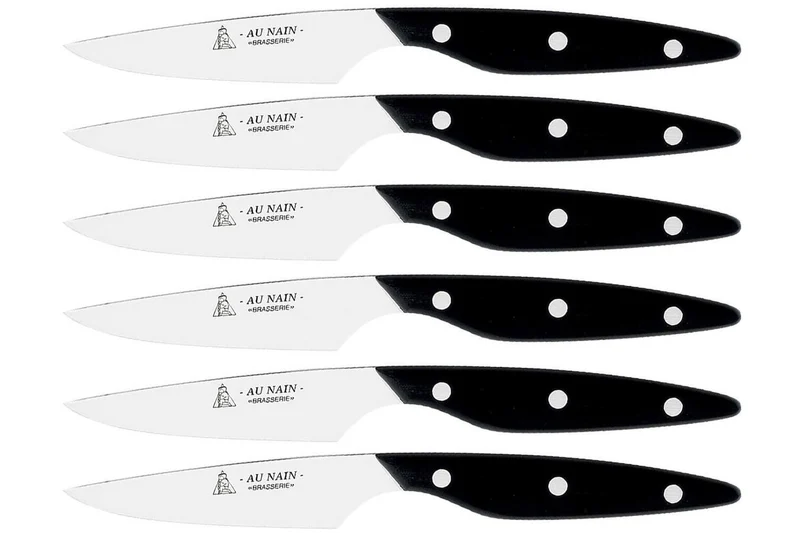 Coffret 6 couteaux de table Au Nain Brasserie