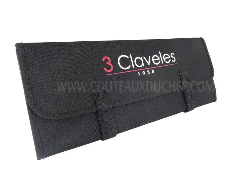 Trousse pour 6 couteaux de cuisine 3 Claveles