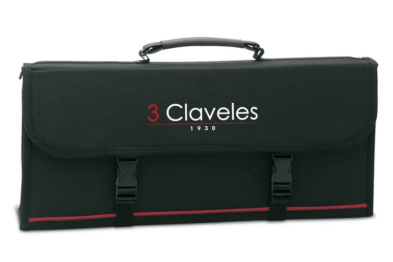 Malette nylon rigide pour 17 couteaux et accessoires 3 Claveles