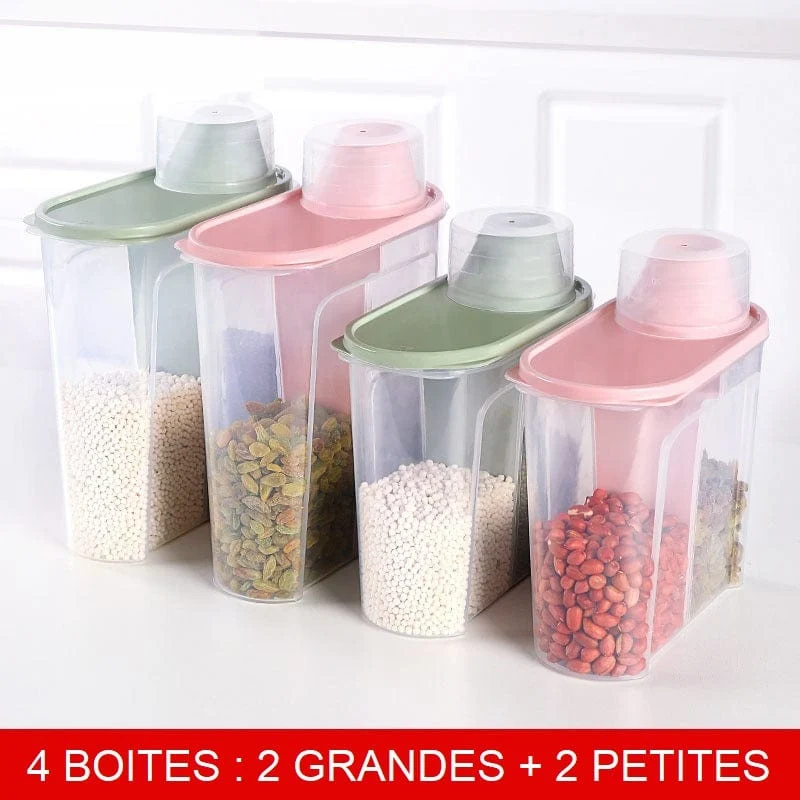 Boites de conservation des ingrédients