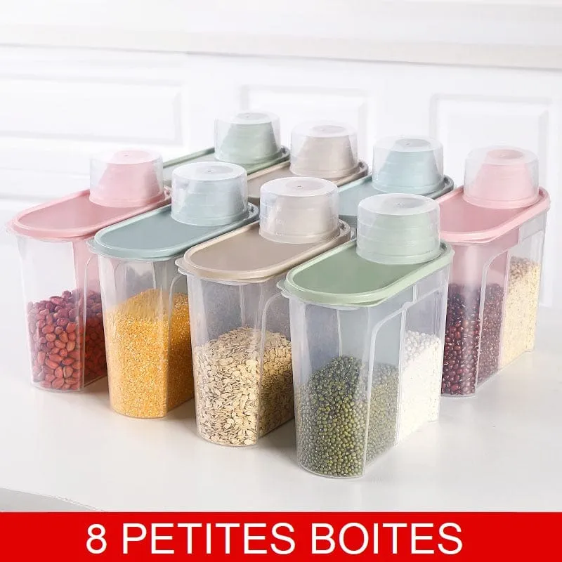 Boites de conservation des ingrédients