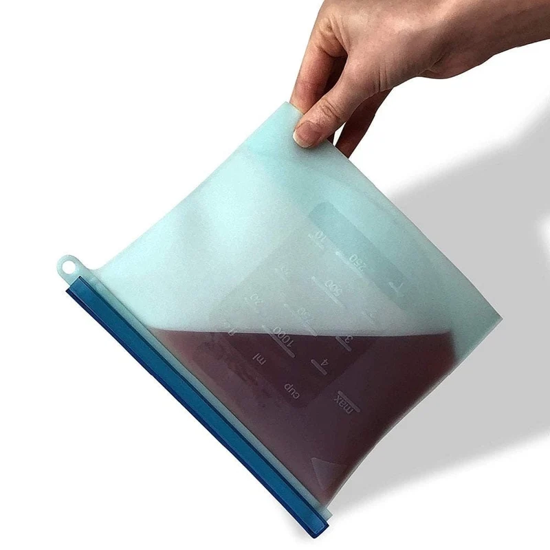 Sachets pour Congélation en silicone (réutilisables)