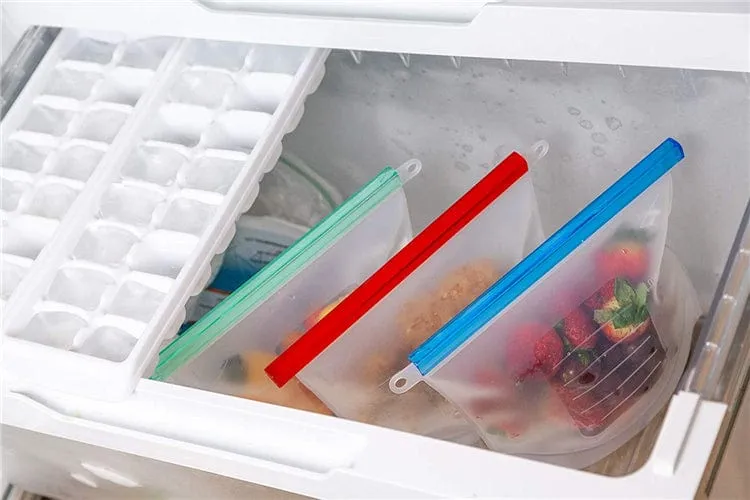 Sachets pour Congélation en silicone (réutilisables)