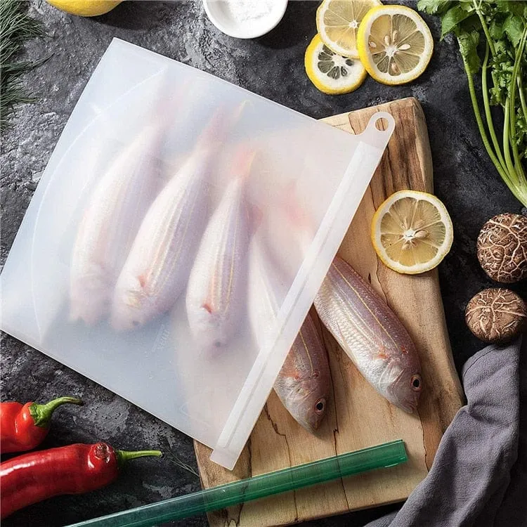 Sachets pour Congélation en silicone (réutilisables)