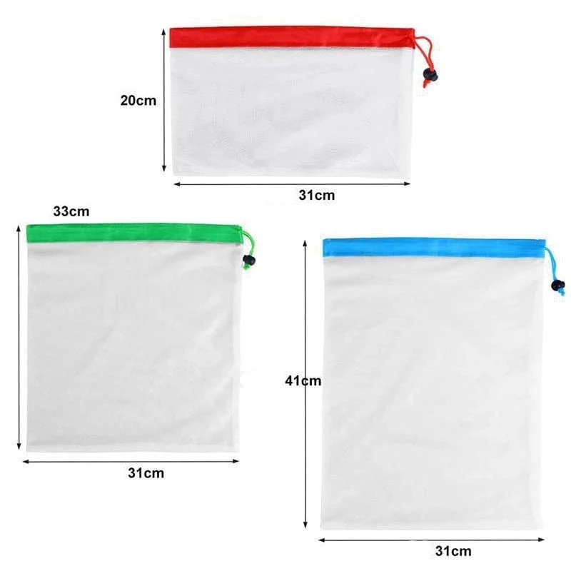 Sacs de conservation réutilisables en tissu