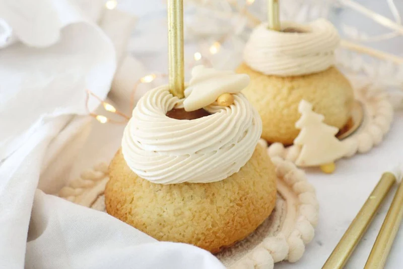 Décors Scrapccoking Sweet Xmas en pâte d'amande