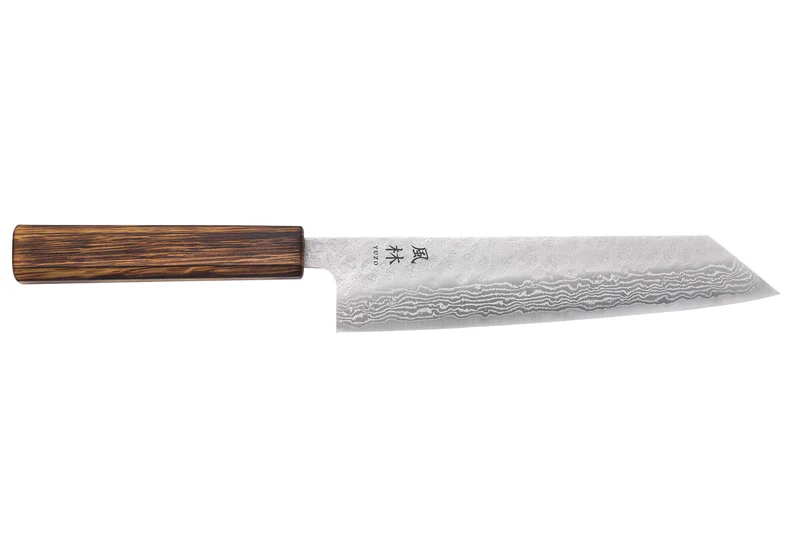 Couteau kiritsuke 21cm japonais artisanal Yuzo Enju Damas 440C