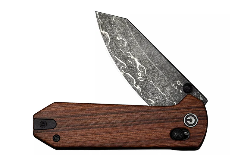 Couteau pliant CIVIVI Yonder Damas C23073BDS1 manche en bois de guibourtia 9,5cm