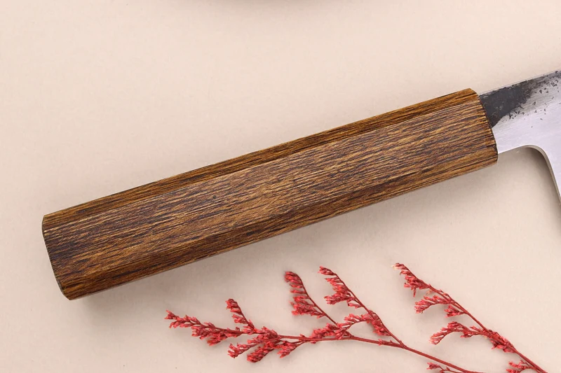 Couteau bunka 18cm japonais artisanal Hado Sumi B1D manche en chêne