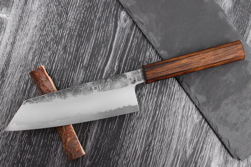 Couteau bunka 18cm japonais artisanal Hado Kirisame Shirogami