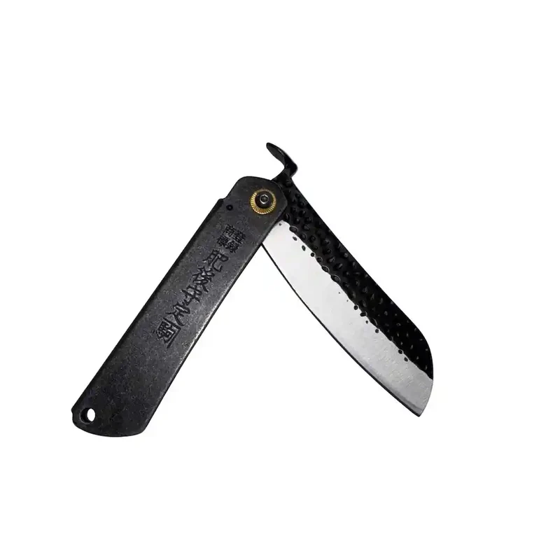 Couteau Higonokami Lame Santoku Martelé