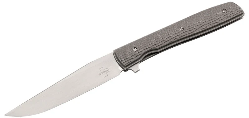 Couteau Urbain Trapper Jigged Titanium Böker Plus