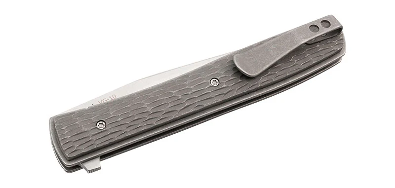 Couteau Urbain Trapper Jigged Titanium Böker Plus