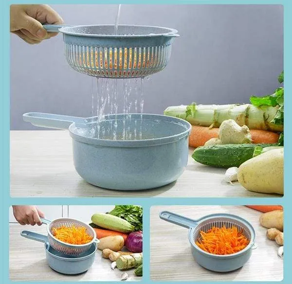 Coupe-légumes multifonction 9-en-1