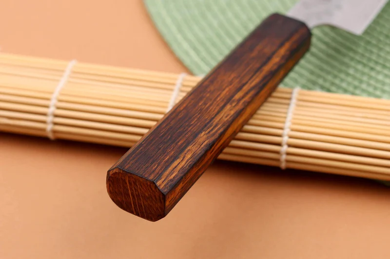 Couteau sujihiki 24cm japonais artisanal Yuzo Enju Damas 440C