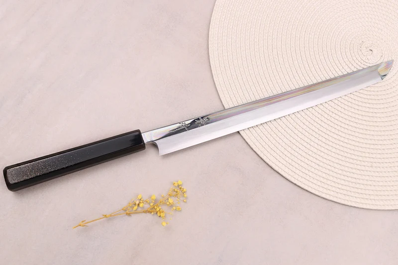Couteau sakimaru 30cm japonais artisanal Kagekiyo Hirame VG10