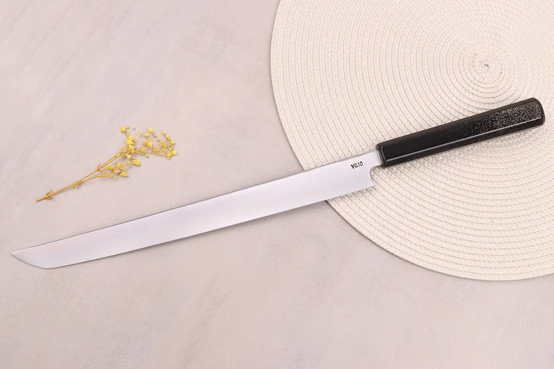 Couteau sakimaru 30cm japonais artisanal Kagekiyo Hirame VG10