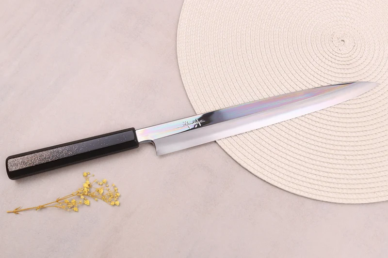 Couteau yanagiba 27cm japonais artisanal Kagekiyo Hirame VG10