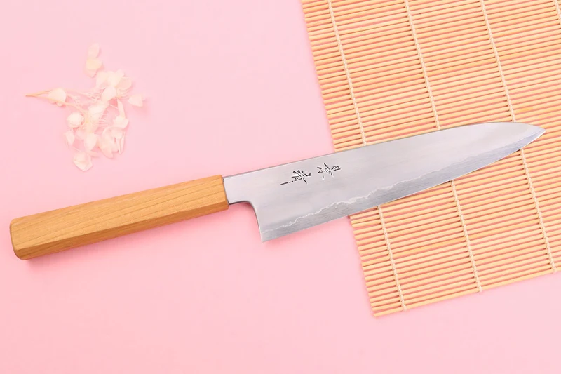 Couteau de chef 21cm japonais artisanal Kagekiyo Sakura Ginsan