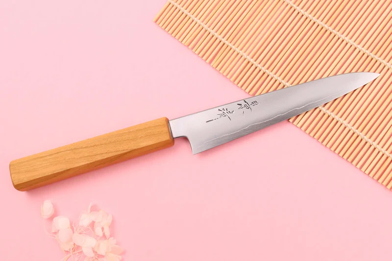Couteau universel 15cm japonais artisanal Kagekiyo Sakura Ginsan