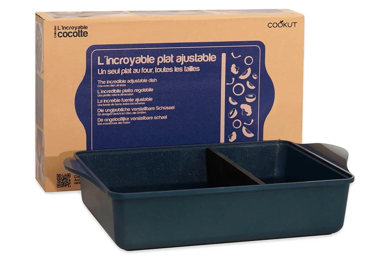 L'Incroyable Plat Ajustable Cookut 40x30cm myrtille