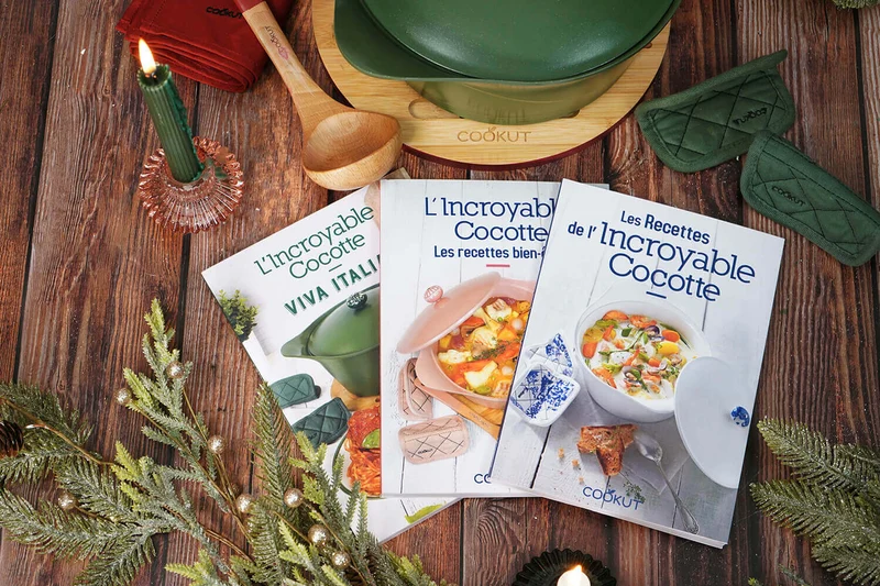 Livre de cuisine Cookut Les recettes italiennes pour l'Incroyable Cocotte