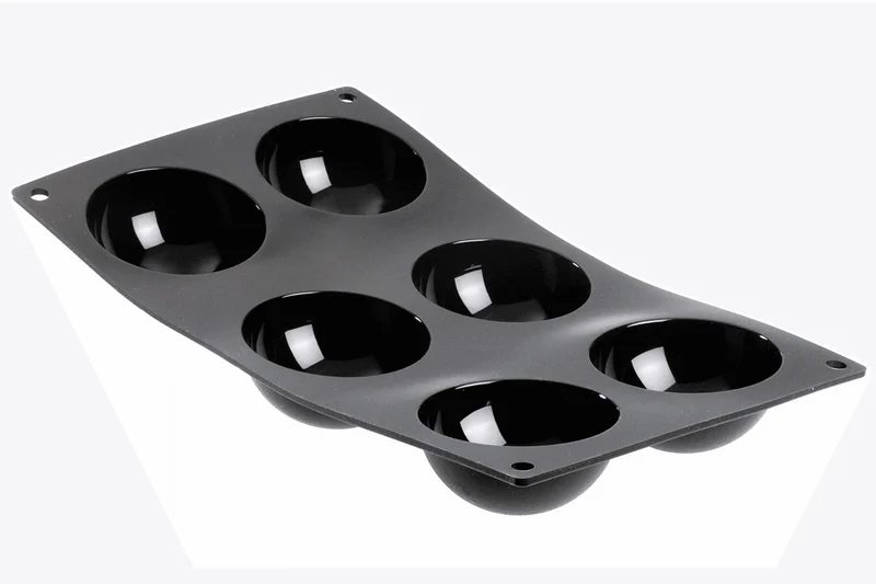 Moule 6 demi-sphères De Buyer Moul'flex 1961.01 en silicone
