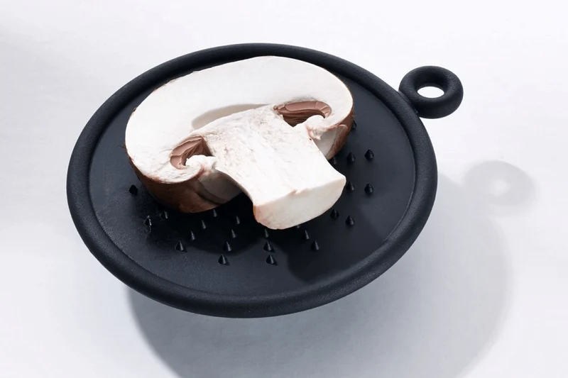 Mandoline à truffes Triangle inox + poussoir