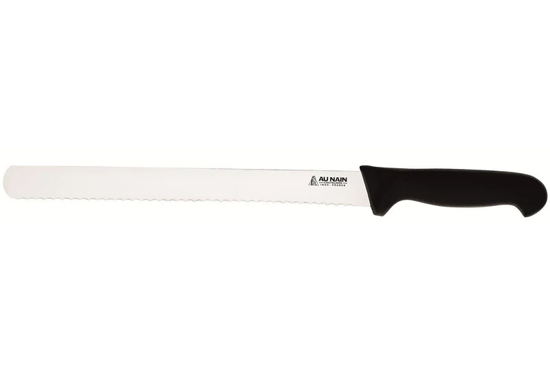 Couteau à génoise et entremets lame demi lune 28cm Au Nain