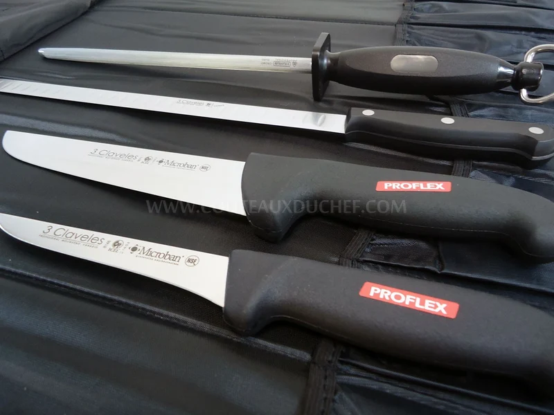 Trousse professionnelle découpe du jambon 3 Claveles
