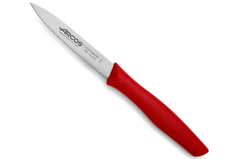 Couteau d'office acier Nitrum rouge 10cm Arcos Nova