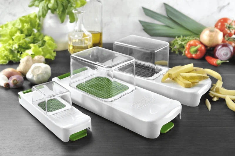Coupe-légumes ALLIGATOR découpe 5mm + bac receveur