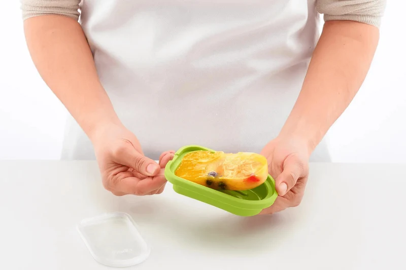Set de 4 moules à glace Lékué en silicone 95ml - 4 couleurs