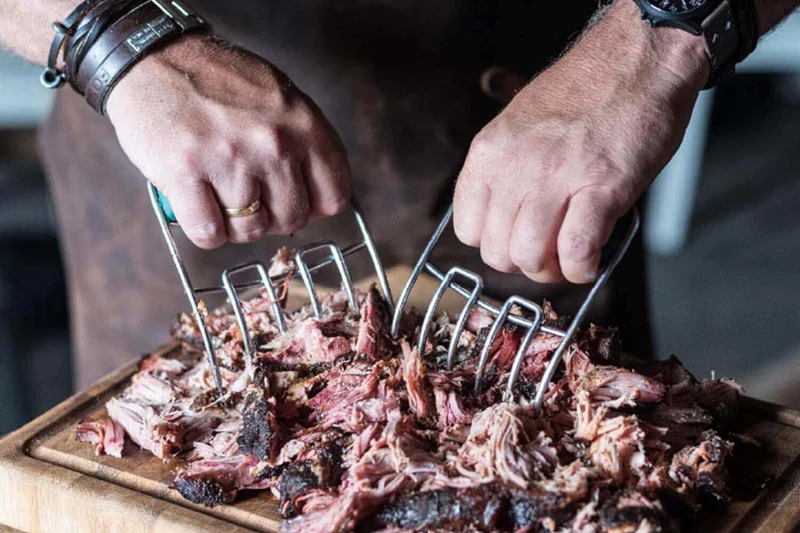 Set de 2 déchiqueteurs à viande Big Green Egg en acier inoxydable