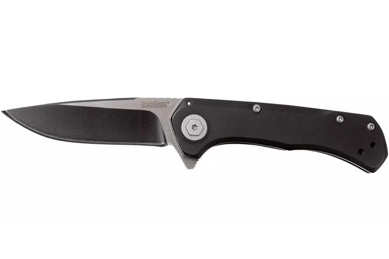 Couteau pliant Kershaw Showtime KS.1955 manche en acier inox noir 10,2cm