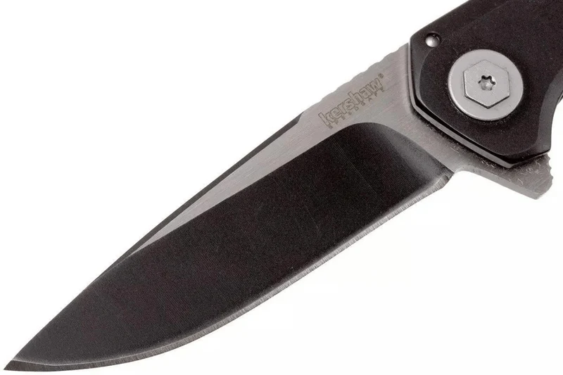 Couteau pliant Kershaw Showtime KS.1955 manche en acier inox noir 10,2cm