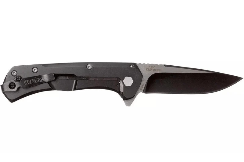 Couteau pliant Kershaw Showtime KS.1955 manche en acier inox noir 10,2cm