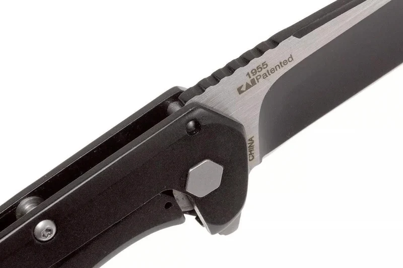 Couteau pliant Kershaw Showtime KS.1955 manche en acier inox noir 10,2cm