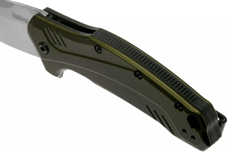 Couteau pliant Kershaw Link Olive KS.1776OLSW manche en aluminium anodisé vert 11,2cm