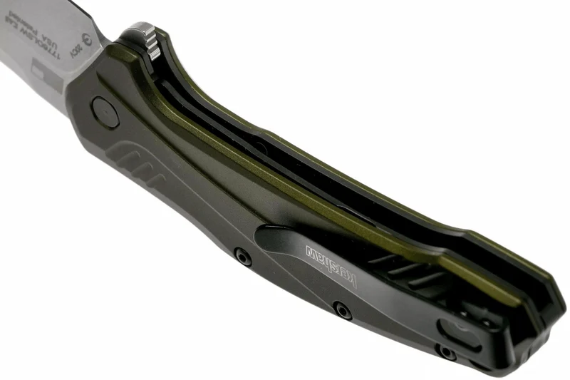 Couteau pliant Kershaw Link Olive KS.1776OLSW manche en aluminium anodisé vert 11,2cm